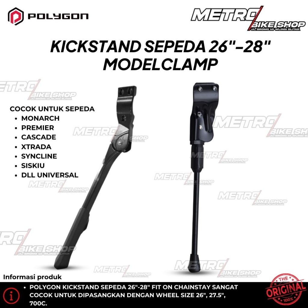 Jagang Polygon 26-27 Inch Stand Jagrak sepeda Jagang Sepeda MTB Jagang Xtrada Standart Sepeda 26-27