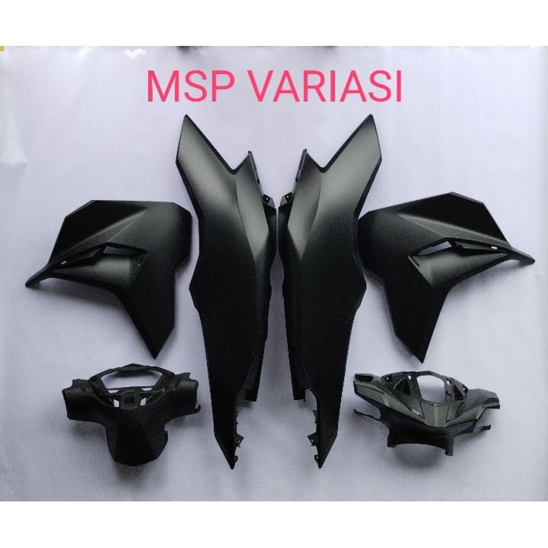 Vario 125 K2V Gen 2 Hitam Doff Cover Body, Sayap Kanan/Kiri dan Kepala Depan Belakang eSP K2V 2023-2