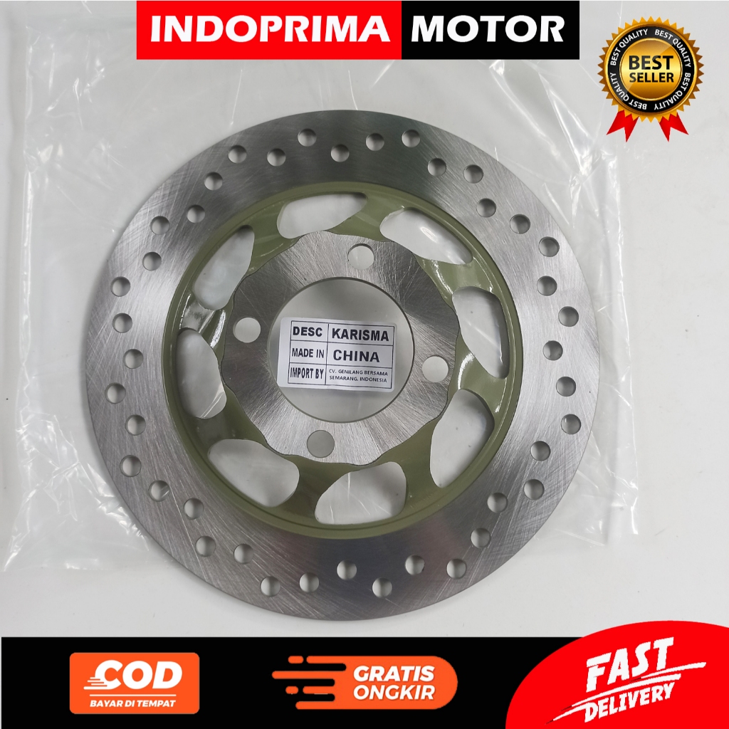 TAEGEN PIRING CAKRAM DEPAN KARISMA 5 BAUT. PIRINGAN DPN HONDA SUPRA FIT NEW. REVO LAMA. SUPRA X 125 