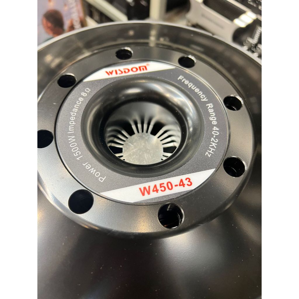 Wisdom W450-43 Subwoofer Wisdom W450 43 Speker Komponen 18 inch