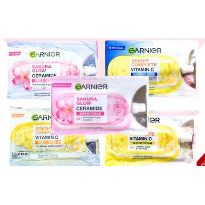 garnier face wash sachet - garnier serum cream sachet - garnier sachet - garnier serum cream sakura 