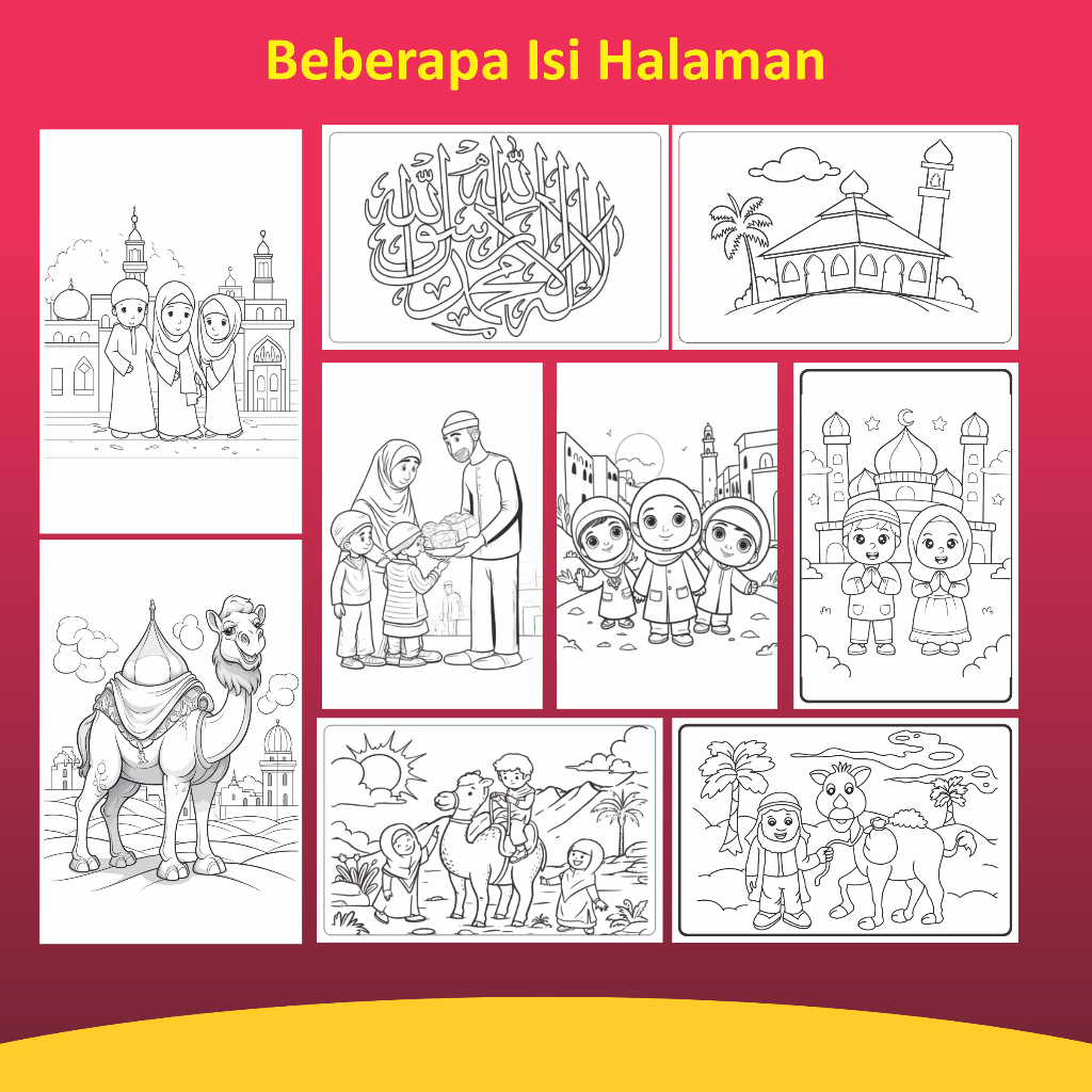 

[Whispers] Buku Mewarnai Tema Islami