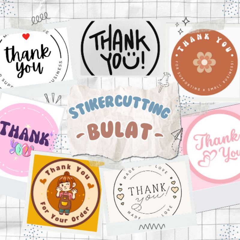 

Stikercutting Bulat Thank You Card