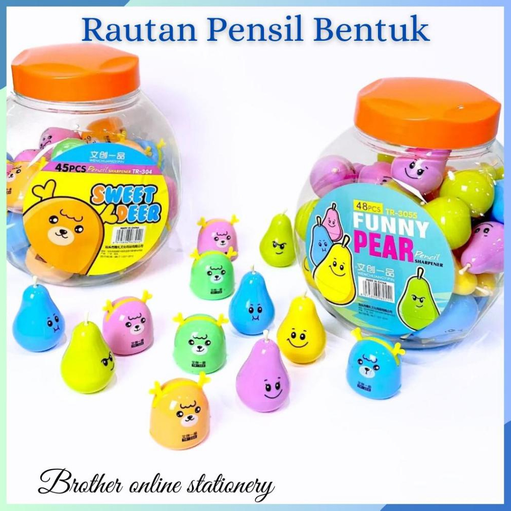

BOS Rautan Pensil Bentuk/Serutan Pensil/Pencil Sharpener/Peruncing