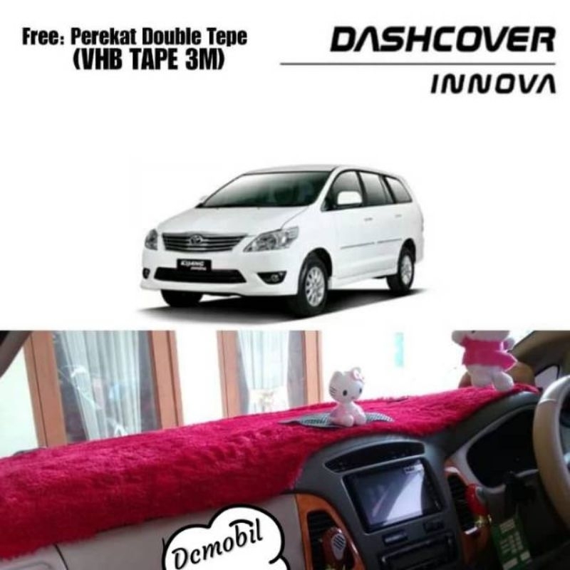 Hiasan Dashboard INNOVA LAMA 2005-2015 Alas Dashboard Pelindung Dashboard