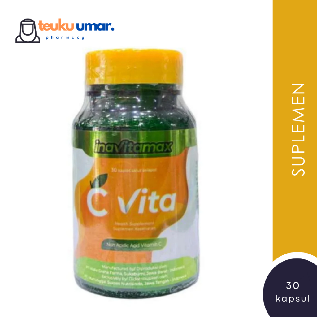 [Vitamin C] Inavitamax C - Vita Isi 30 Kapsul | Vitamin Daya Tahan Tubuh
