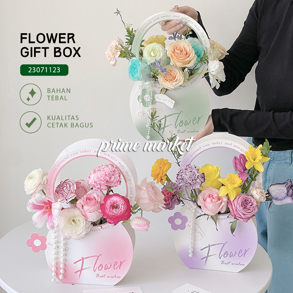 

Flower Box Buket Bunga Happiness Around You Kotak Bunga Box Bunga Best Wishes Florist (23071123)