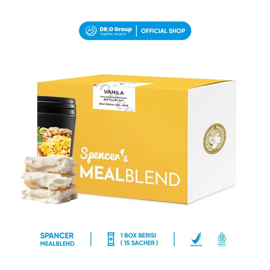 

Spencer's MealBlend (1 Box Vanilla) - Minuman Langsing untuk Hidup Sehat