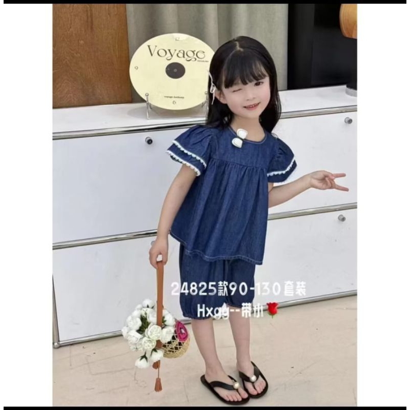 (COD) 3-8 Thn // Setelan Anak Import Gemoy// Baju Anak Perempuan// Kado Ulang Tahun