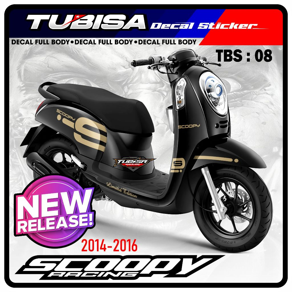 Decal scoopy Decal Scoopy full body Full Blok Decal Scopy Dekal Stiker Fi 2014 2015 2016 SIMPLE