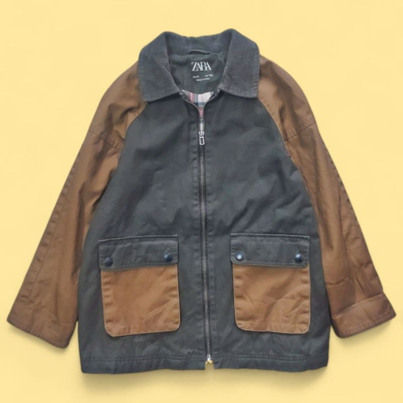 Zara Kids Chore Casual Jacket - Jaket Anak Branded Unisex Cewe Cowo Second Preloved