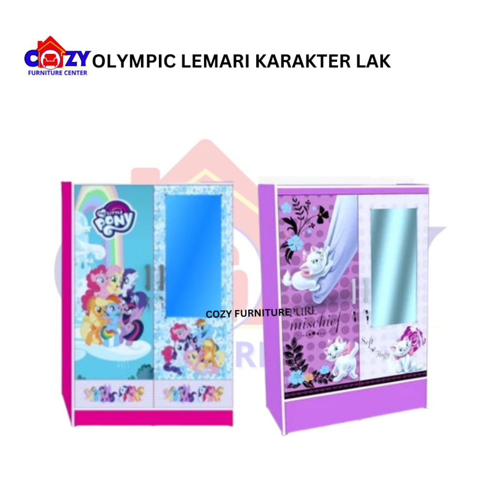 Lemari Anak Karakter Olympic LAK