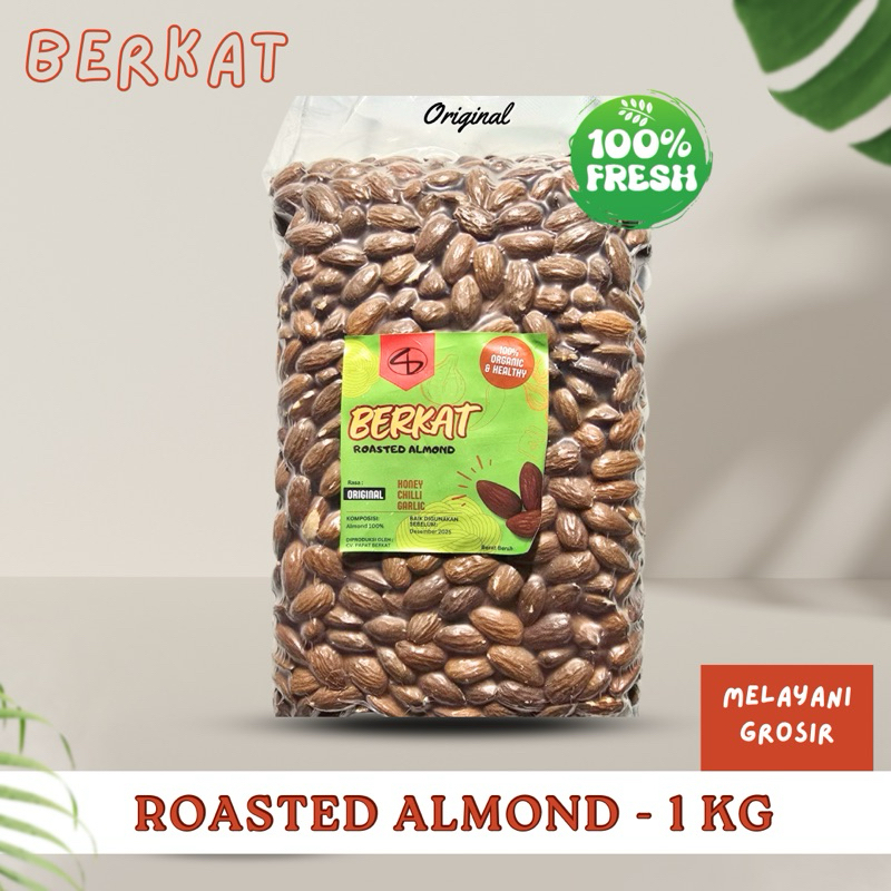 

Roasted Almond Premium 1 Kg – Kacang Almond Panggang