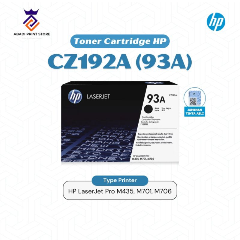 Toner HP CZ192A (93A)