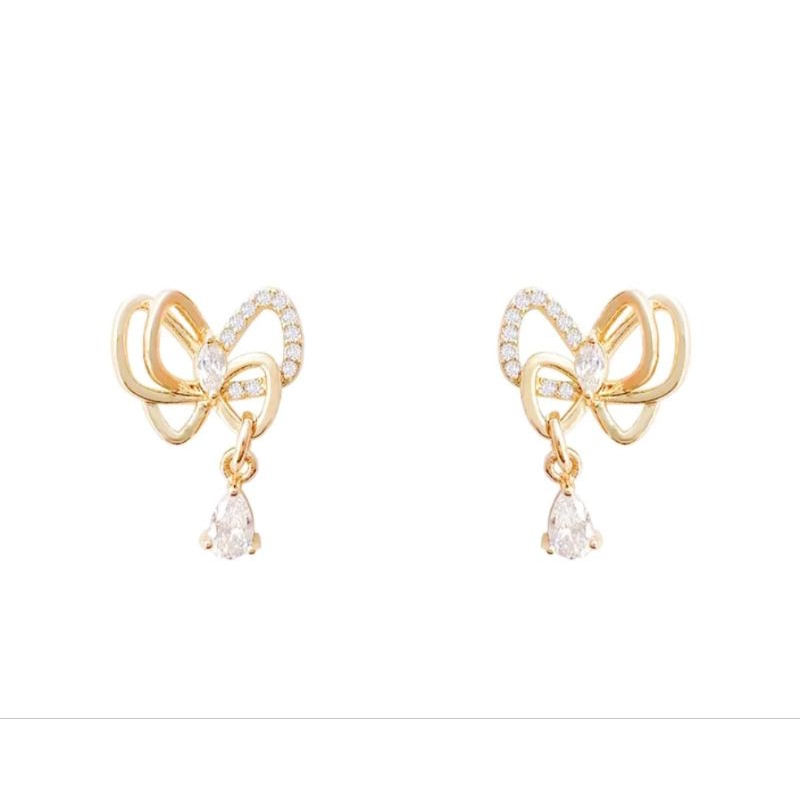 Anting Pita Gold Diamond - Anting-Anting Berlian Emas - Earrings