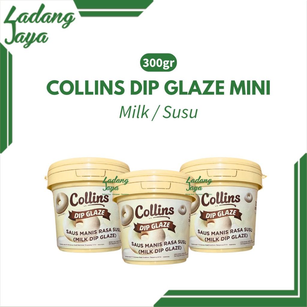 

Collins Dip Glaze Milk / Susu 300gr