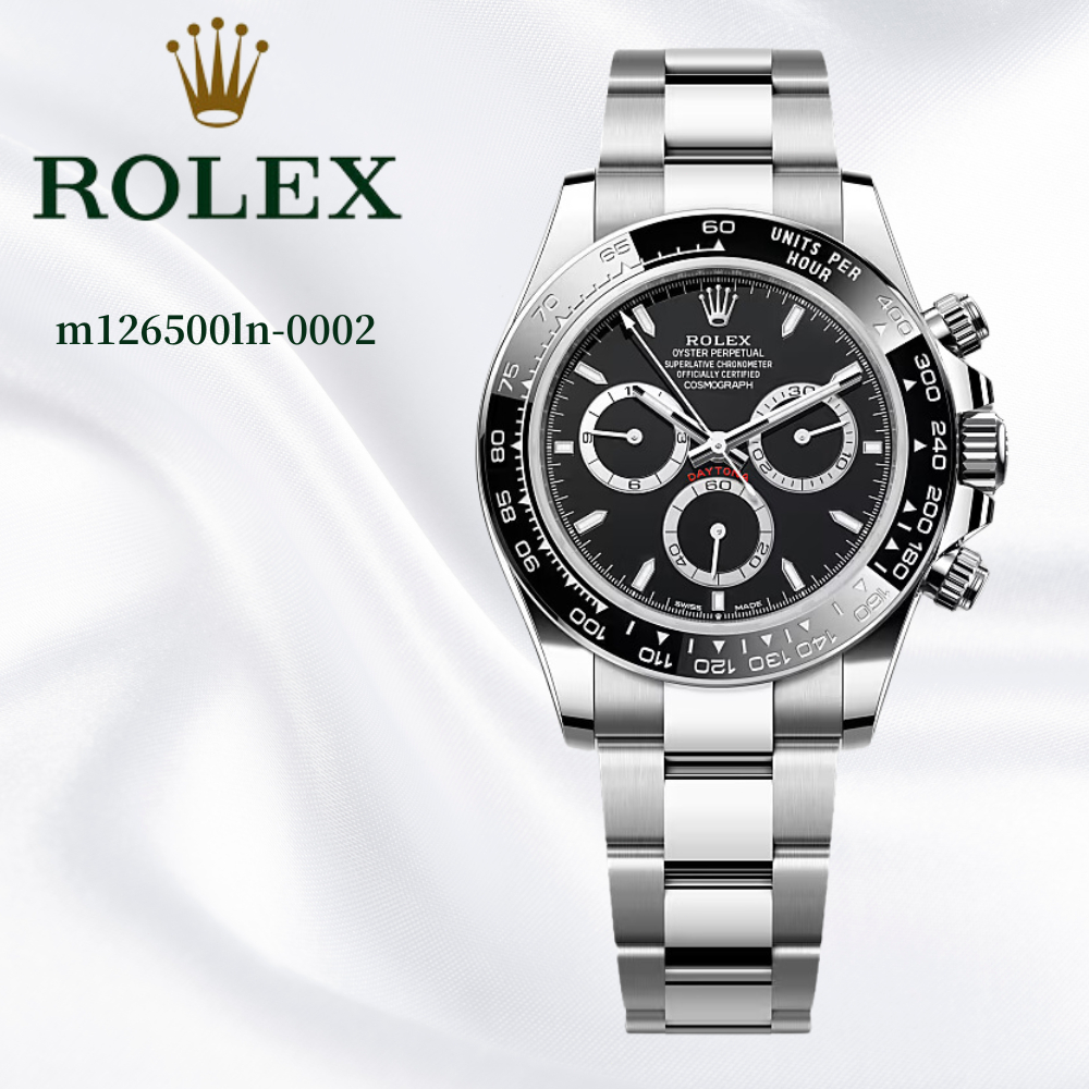 100% Oyster Original ROLEX m126500ln-0002  jam tangan  Cosmograph watch original  anti air automatic