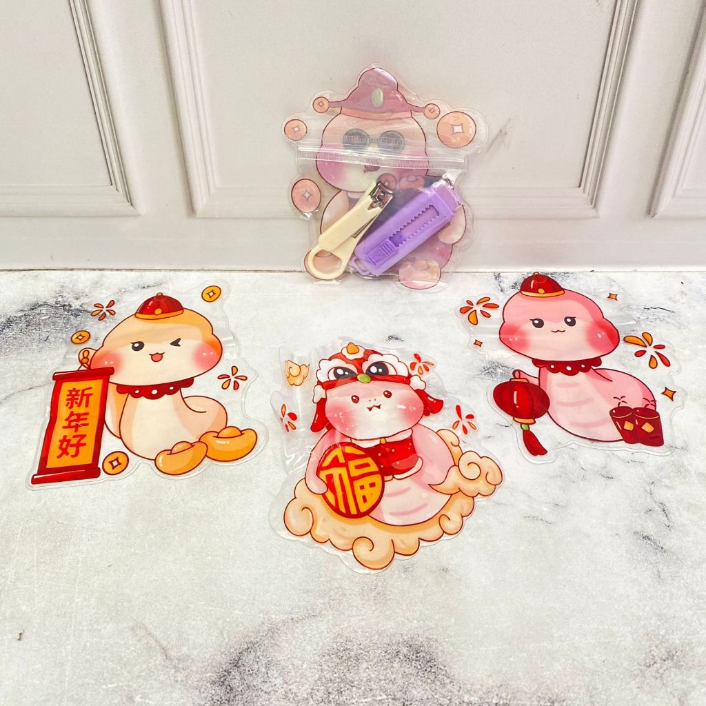 

Zipper Pouch Angpao Sincia Gambar Ular Lucu Bisa COD