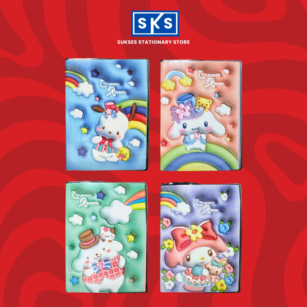 

Notebook Cover Transparan Happy Time Cream Room A6 Buku Catatan Tulis Lucu Aesthetic Buku Notes