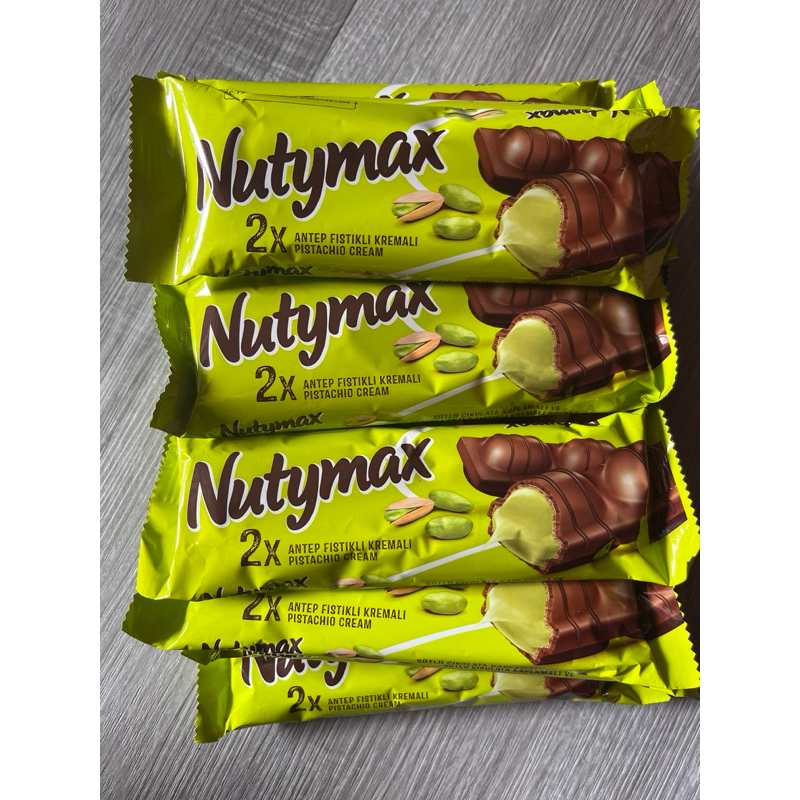 

nutymax coklat mix rasa pistachio harga satuan isi 2pcs