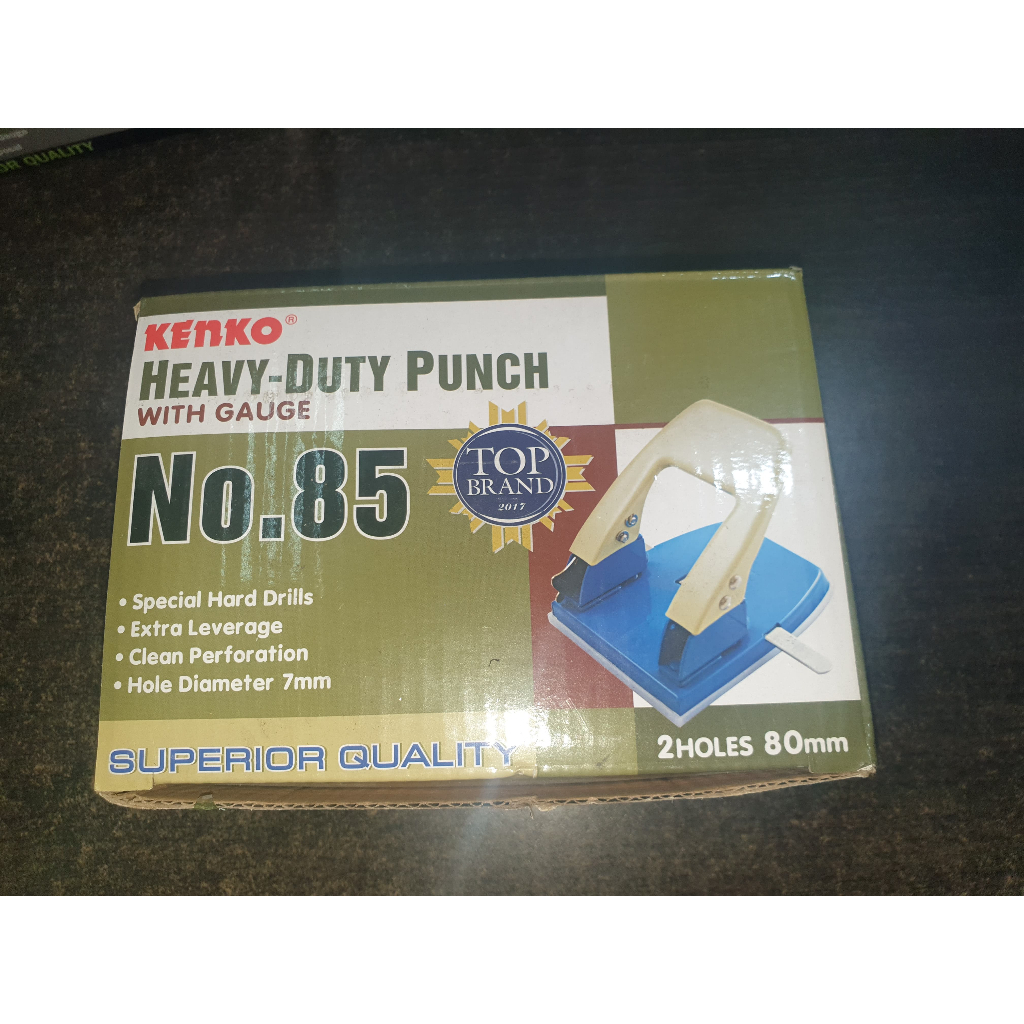

Punch Pembolong Kertas KENKO 85 Besar Heavy Duty Punch With Gauge 2 Lubang 80mm
