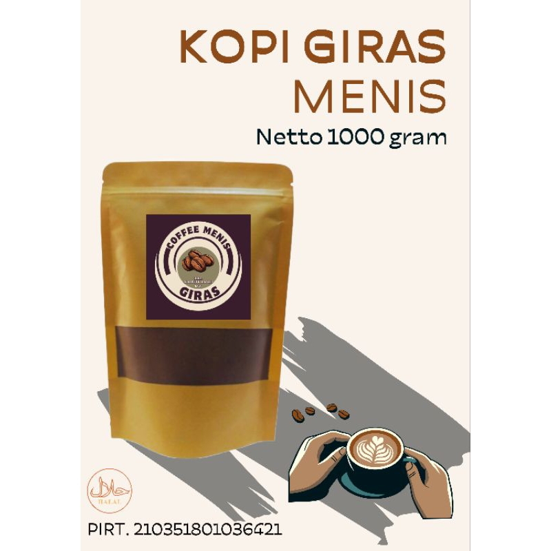 

Kopi bubuk GIRAS 1kg murah di jamin mantap