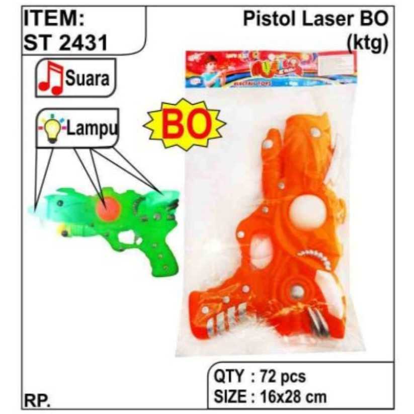 MAINAN PISTOL LAMPU + SUARA - ST 2431