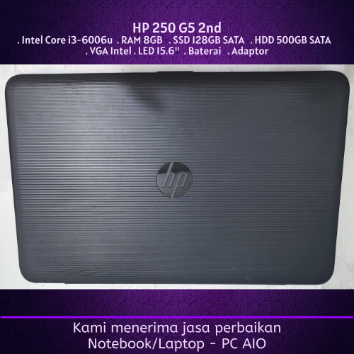 Laptop Notebook HP 250 G5 Core i3 VGA Intel MURAH 2nd