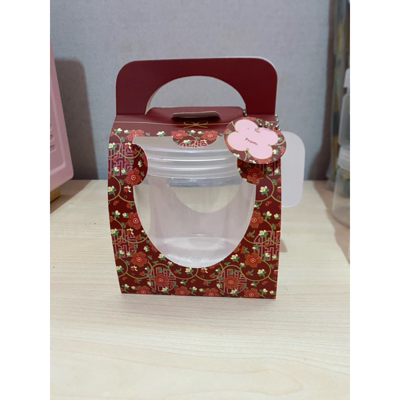 Set Box Jinjing Yan Toples 600 ml Box Imlek