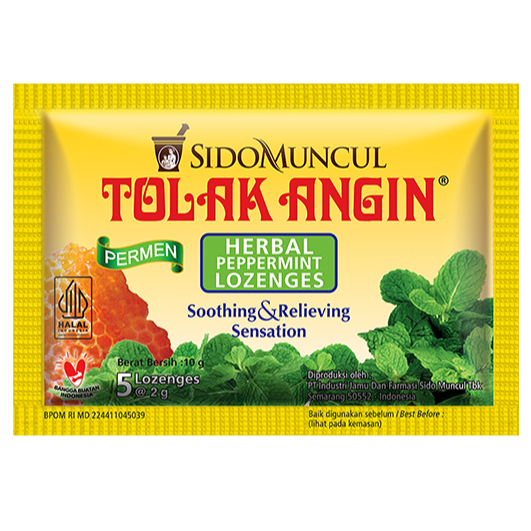 

Tolak Angin Herbal Peppermint Candy/Permen