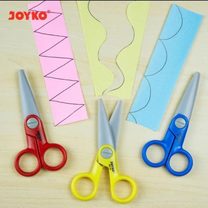 

gunting joyko anak TK Scissors Gunting anak Joyko SC-18