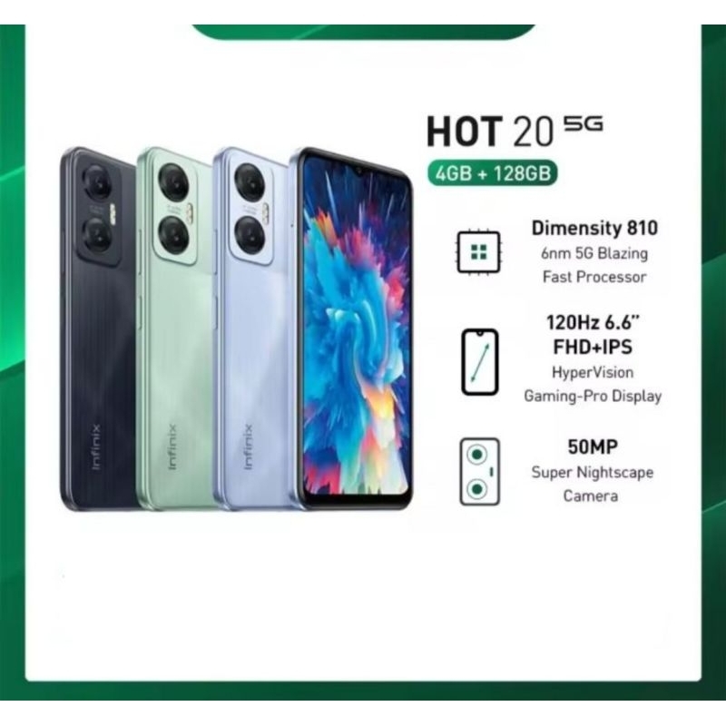 Infinix Hot 20 5G 4/128gb