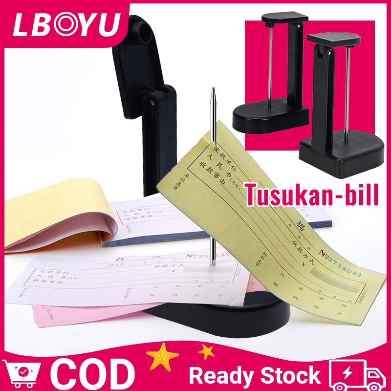 

LBOYU Dengan Tutup Tusukan Bill Untuk Restoran Tempat Servis Tusukan Bon Nota Paper Spear