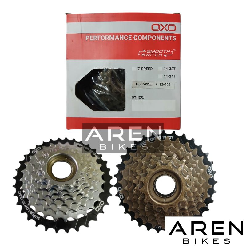 FREEWHEEL 8 SPEED OXO DRAT ULIR SPROKET SPROCKET 13-32T 13-34T 13-36T 8S SEPEDA MTB SELI LIPAT MTB M