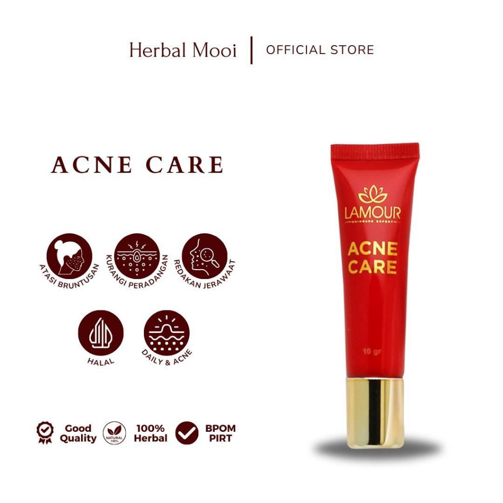 ACNE CARE LAMOUR OBAT JERAWAT BRUNTUSAN DAN WAJAH MERADANG KARENA JERAWAT DI PENCET