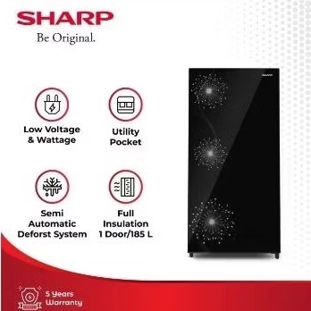 KULKAS SHARP SJ-197WDW LEMARI ES 1 PINTU SHARP