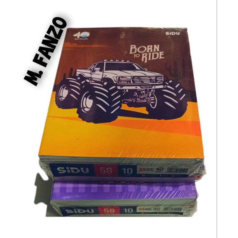 

BUKU TULIS SIDU 58 LEMBAR 1 PAK ISI 10 BUKU