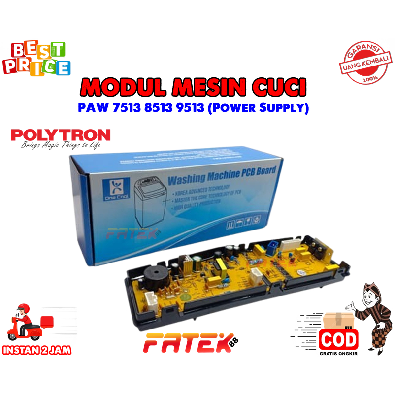 PCB MESIN CUCI POLYTRON | MODUL PCB POLYTRON | PCB MODUL MESIN CUCI POLYTRON PAW 7513 8513 9513 ( Po