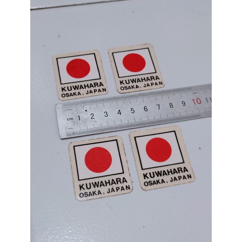 Sticker decal sepeda Kuwahara osaka japan NOS vintage osbmx oldschool bmx mtb roadbike balap frame