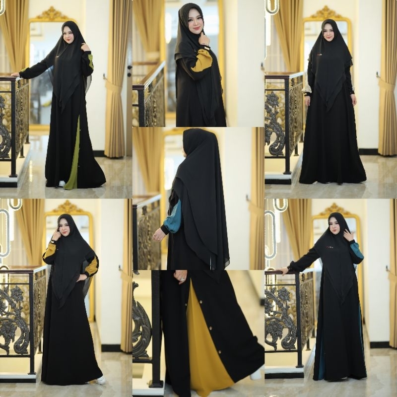 New Series Azizah set Khimar || Mshee || Syari Premium || Hilya Boutique