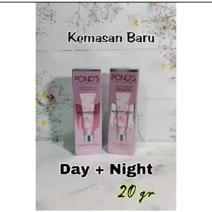 Paket Ponds Bright Beauty / Bright Miracle 20gr Serum Day Cream + Serum Burst Cream - Pond's Krim Pa