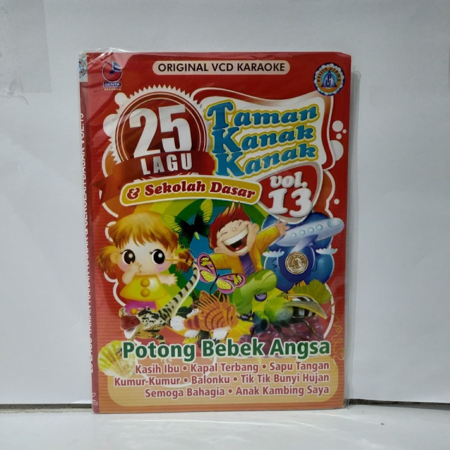 VCD Original 25 Lagu Taman Kanak-Kanak & Sekolah Dasar Vol.13