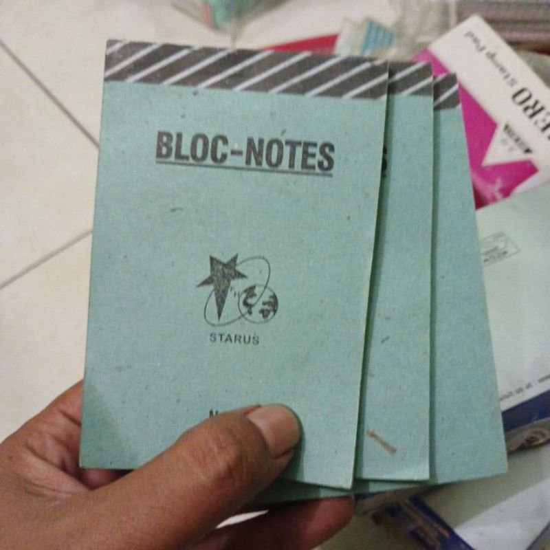 

Bloc Note Notebook Notes No. 7 Ukuran 8 x 11,5 cm