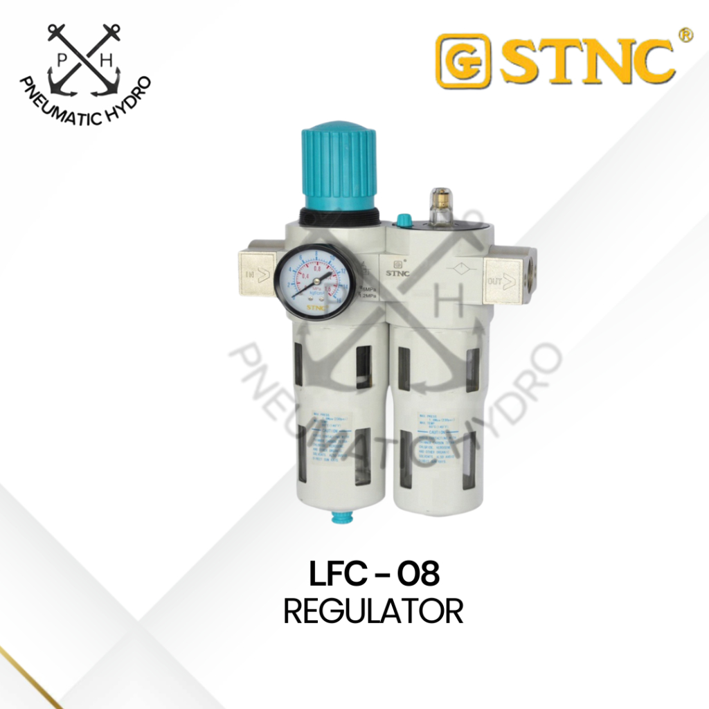 LFC-08 STNC FILTER REGULATOR LUBRICATOR 16BAR DRAT 1/4"