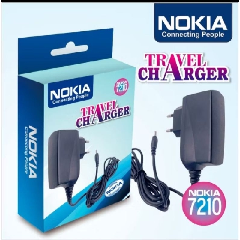 charger Nokia 7210 original colokan besar packing dus
