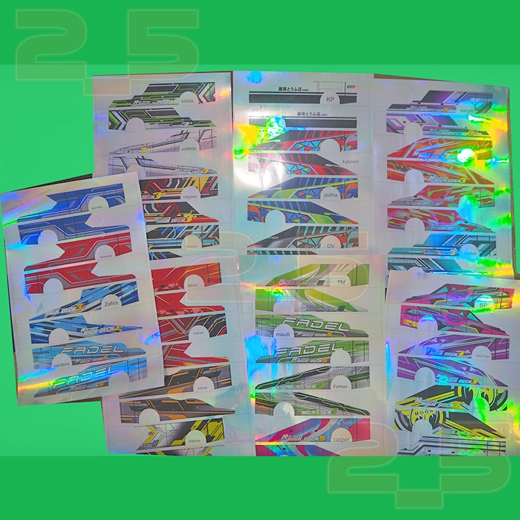 

STIKER HOLOGRAM LIVERY BODY LEKUK MINIATUR BUS BASURI ISI 4 PASANG