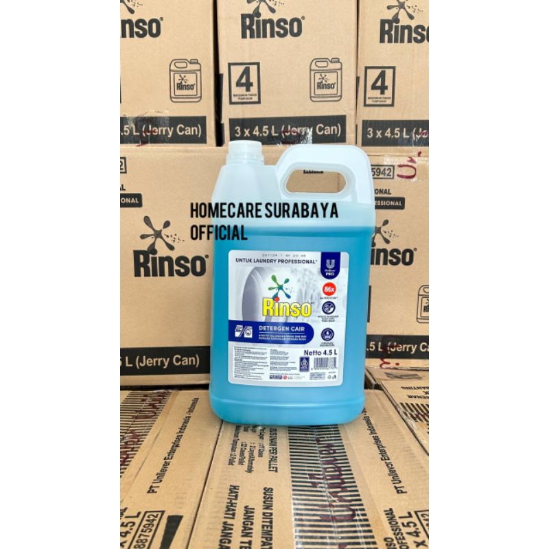 INSTAN - 1 Dus Rinso 4,5L isi 3jr / 1Dus Rinso Matic Cair 1,65L isi 6pc / Rinso 4,5L / Rinso Cair 1,
