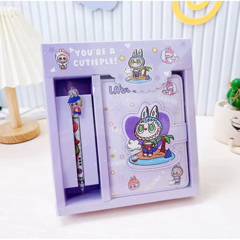 

Ay00! Notebook buku agenda 2in1 gift box set sanrio my melody cinamoroll