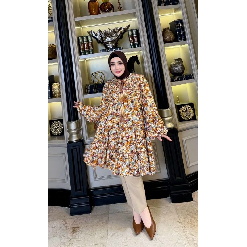 TUNIK FLOWERS ORI SHELLASAUKIA