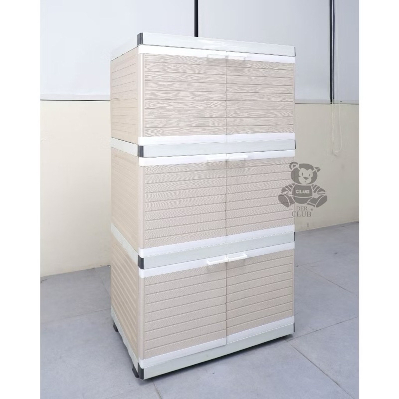 CARGO - LEMARI PLASTIK CLUB BESAR JUMBO BONEKA KECIL/POLOS 3SUSUN